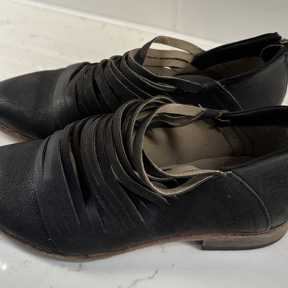 Free People Lost Valley Black Ankle Boots Women - Picture 4 of 7